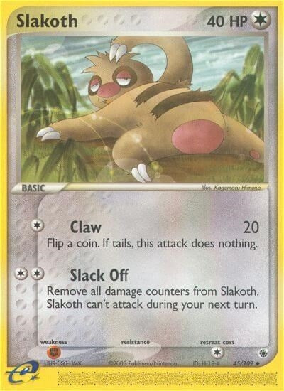 Image for Slakoth (45/109) (EX Ruby and Sapphire) (RS) - Pokemon