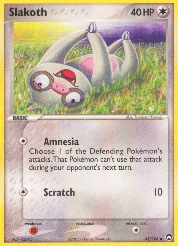 Image for Slakoth (63/108) (EX Power Keepers) (PK) - Pokemon