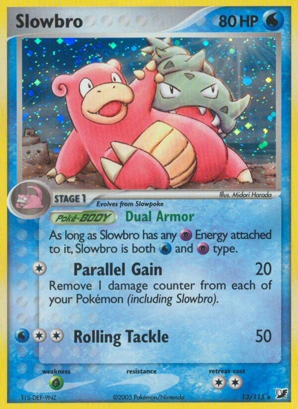 Image for Slowbro (13/115) (EX Unseen Forces) (UF) - Pokemon