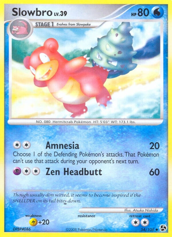 Image for Slowbro (54/106) (Great Encounters) (GE) - Pokemon