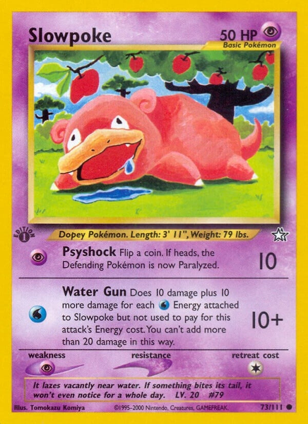 Image for Slowpoke (073/111) (Neo Genesis) (N1) - Pokemon