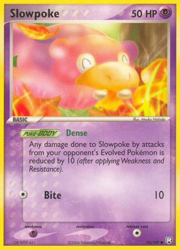 Image for Slowpoke (76/109) (EX Team Rocket Returns) (RR) - Pokemon