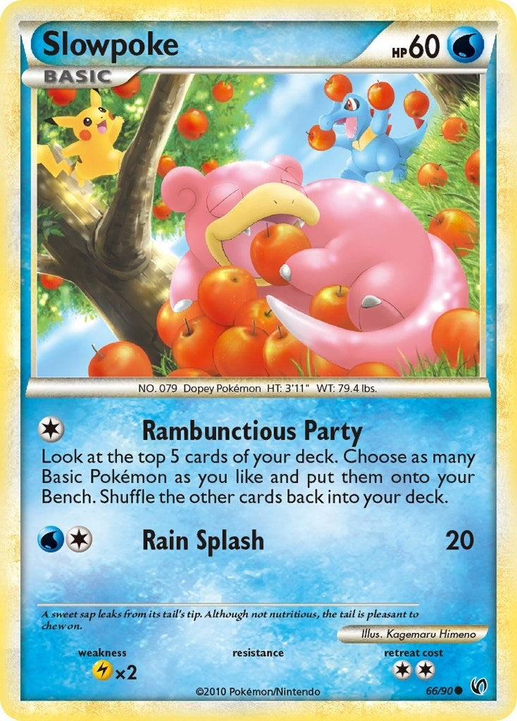 Image for Slowpoke (66/90) (Undaunted) (UD) - Pokemon