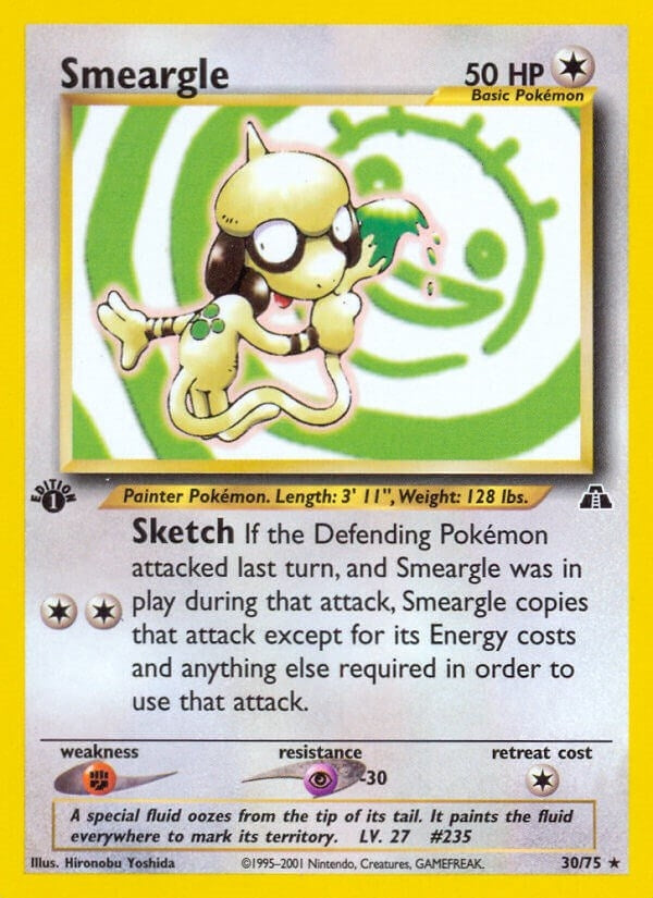 Image for Smeargle (30) (30/75) (Neo Discovery) (N2) - Pokemon