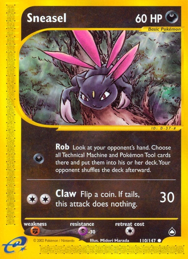 Image for Sneasel (110/147) (Aquapolis) (AQ) - Pokemon