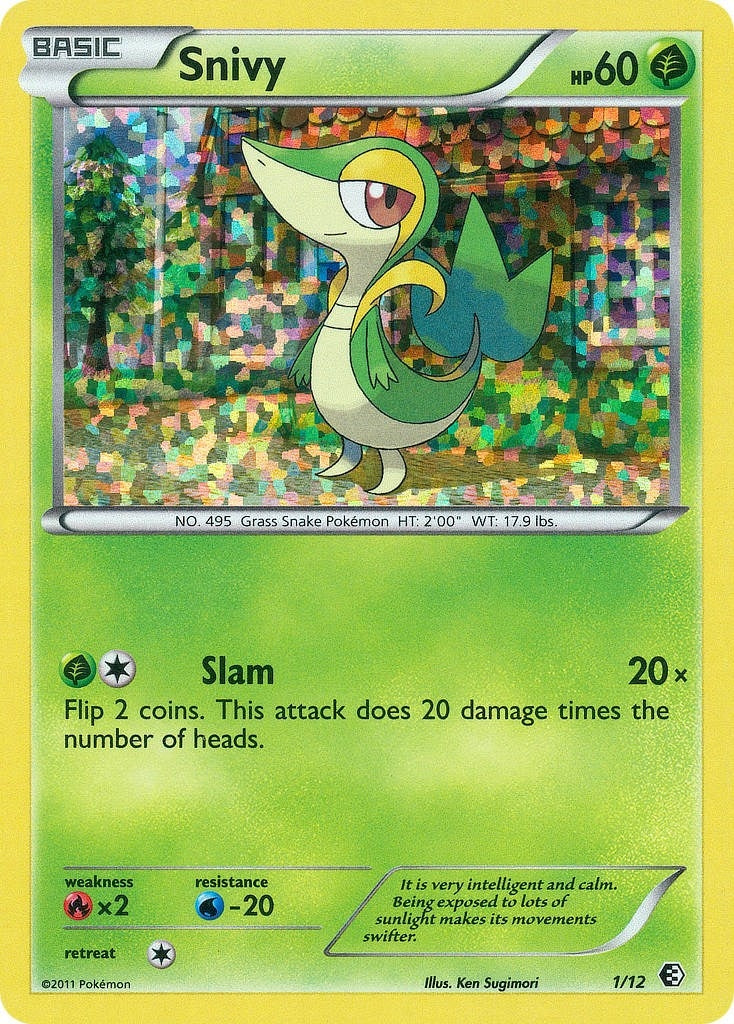 Image for Snivy (001/012) (McDonald's Promos 2011) (M11) - Pokemon