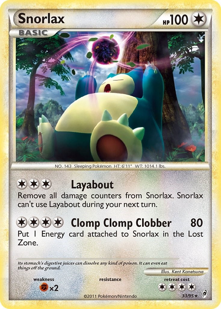 Image for Snorlax (33/95) (Call of Legends) (CL) - Pokemon