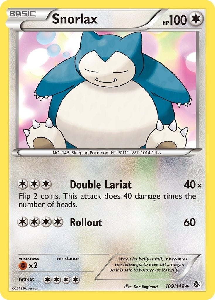 Image for Snorlax (109/149) (Boundaries Crossed) (BCR) - Pokemon