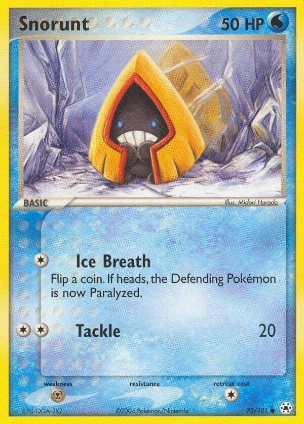 Image for Snorunt (73/101) (EX Hidden Legends) (HL) - Pokemon