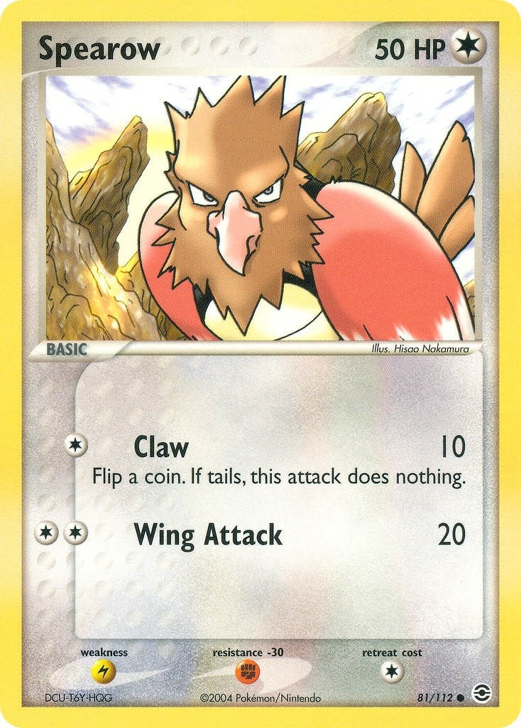 Image for Spearow (81/112) (EX FireRed & LeafGreen) (RG) - Pokemon
