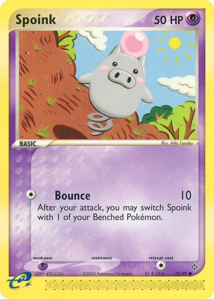 Image for Spoink (73/97) (EX Dragon) (DR) - Pokemon