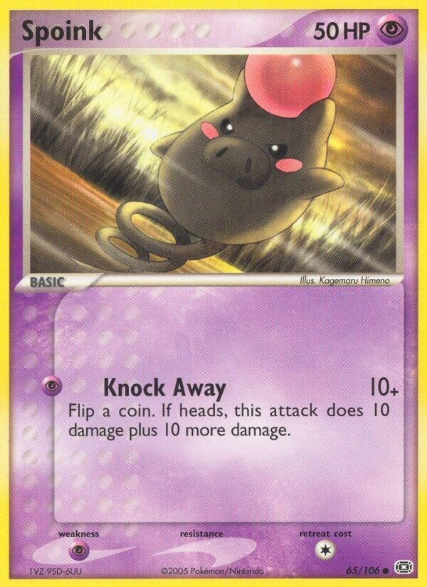 Image for Spoink (65/106) (EX Emerald) (EM) - Pokemon
