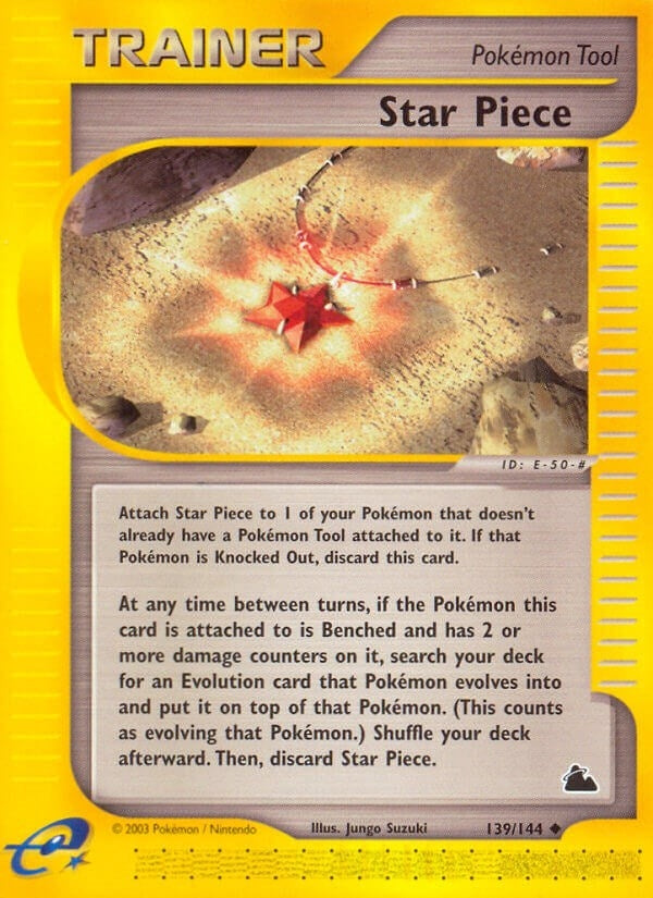 Image for Star Piece (139/144) (Skyridge) (SK) - Pokemon