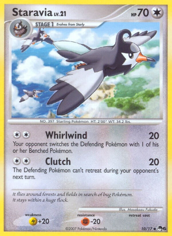 Image for Staravia (010/015) (POP Series 6) (POP) - Pokemon