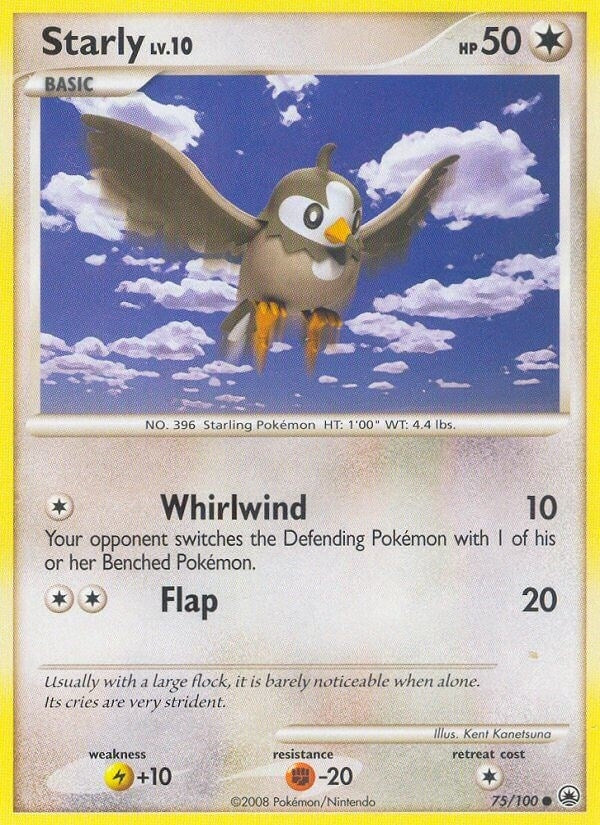 Image for Starly (75/100) (Majestic Dawn) (MD) - Pokemon