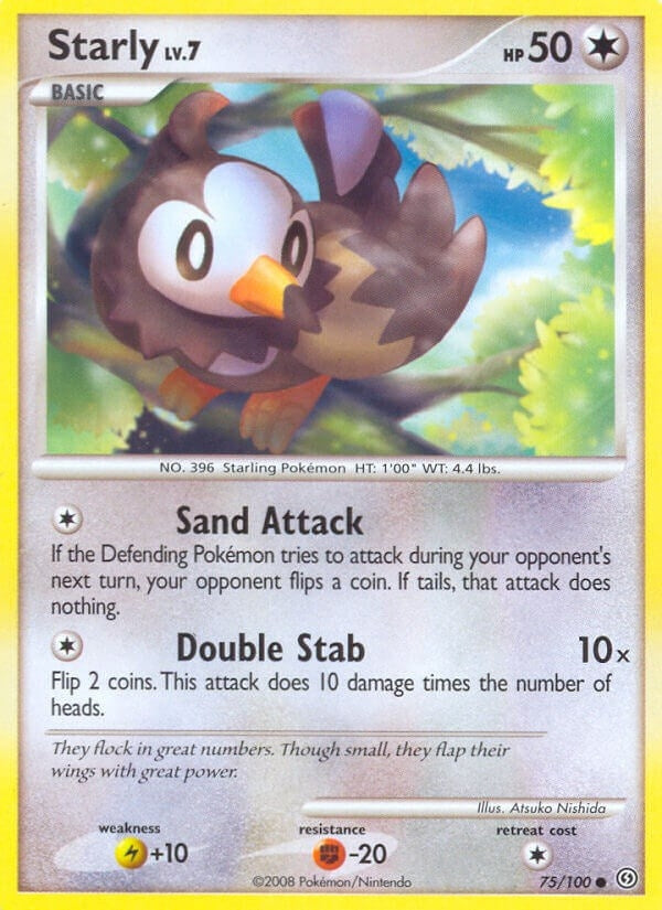 Image for Starly (75/100) (Stormfront) (SF) - Pokemon
