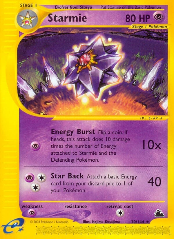 Image for Starmie (30) (030/144) (Skyridge) (SK) - Pokemon