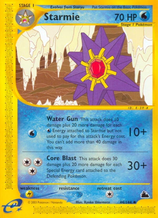 Image for Starmie (44) (044/144) (Skyridge) (SK) - Pokemon