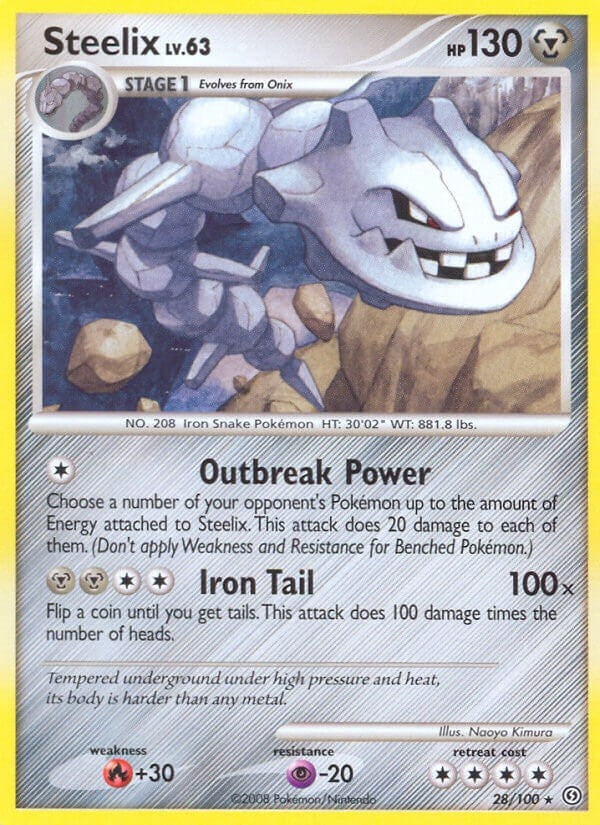 Image for Steelix (28/100) (Stormfront) (SF) - Pokemon