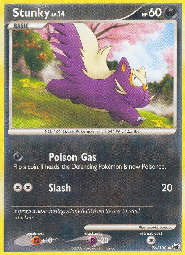Image for Stunky (76/100) (Majestic Dawn) (MD) - Pokemon