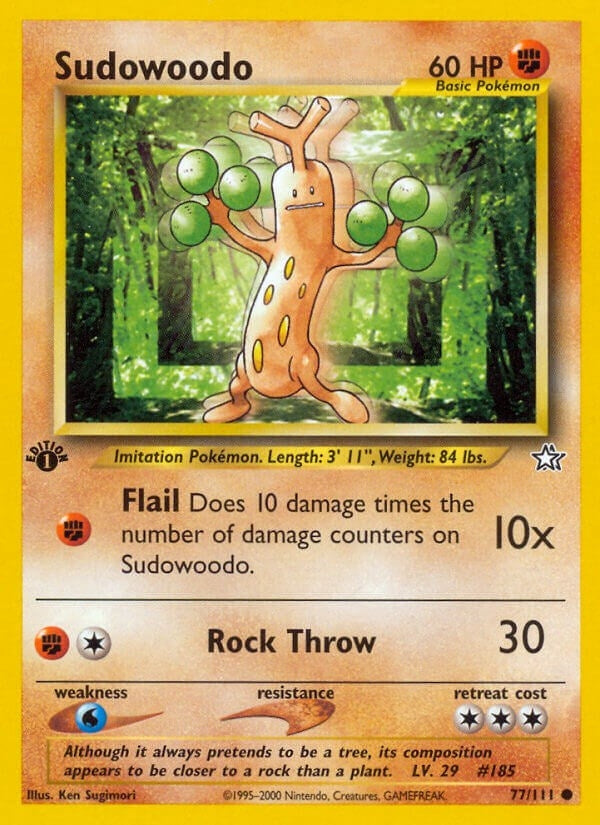 Image for Sudowoodo (077/111) (Neo Genesis) (N1) - Pokemon