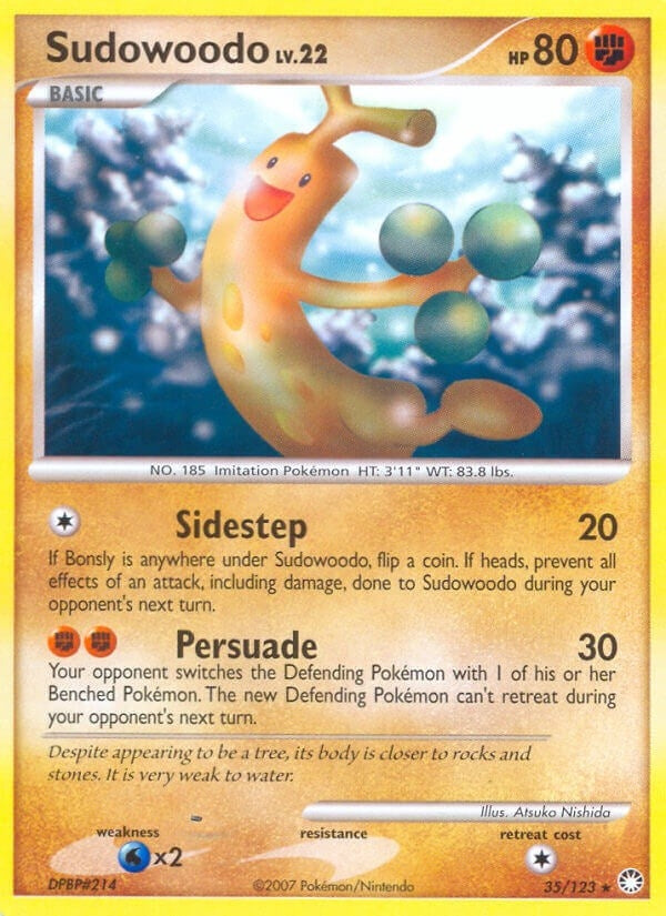 Image for Sudowoodo (35/123) (Mysterious Treasures) (MT) - Pokemon