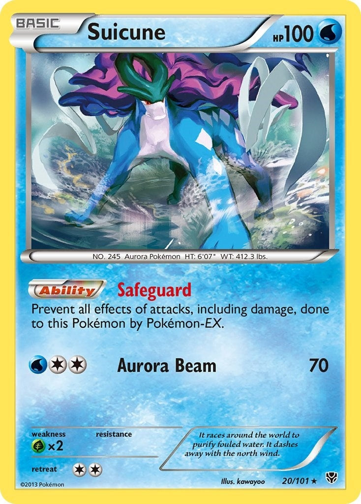 Image for Suicune (20/101) (Plasma Blast) (PLB) - Pokemon