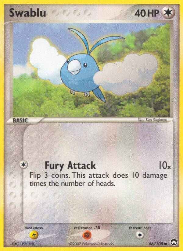 Image for Swablu (66/108) (EX Power Keepers) (PK) - Pokemon