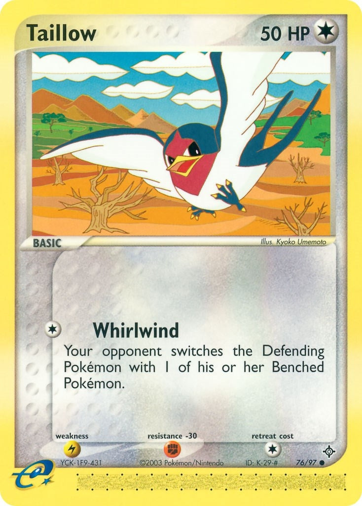 Image for Taillow (76/97) (EX Dragon) (DR) - Pokemon