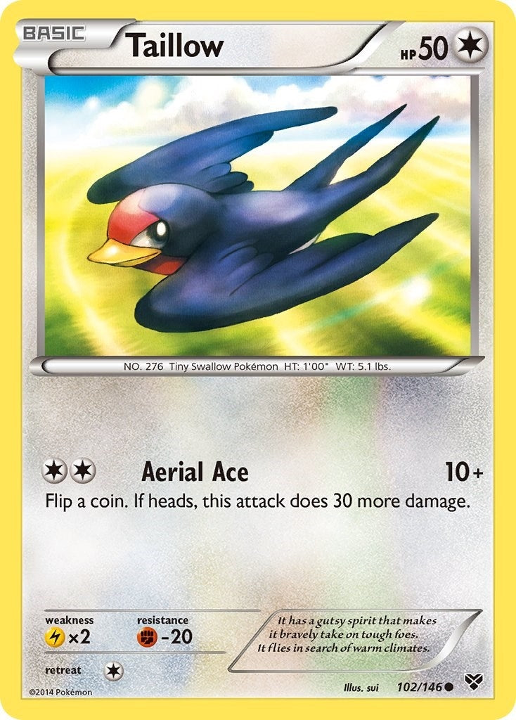 Image for Taillow (102/146) (XY Base Set) (XY) - Pokemon