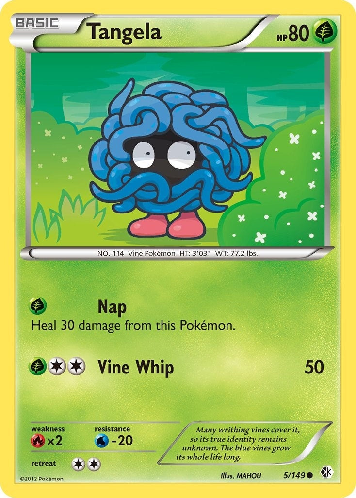 Image for Tangela (5/149) (Boundaries Crossed) (BCR) - Pokemon