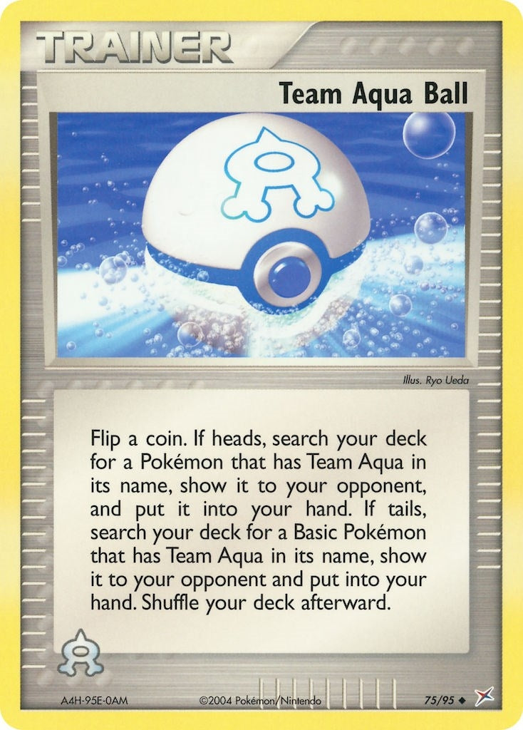 Image for Team Aqua Ball (75/95) (EX Team Magma vs Team Aqua) (MA) - Pokemon