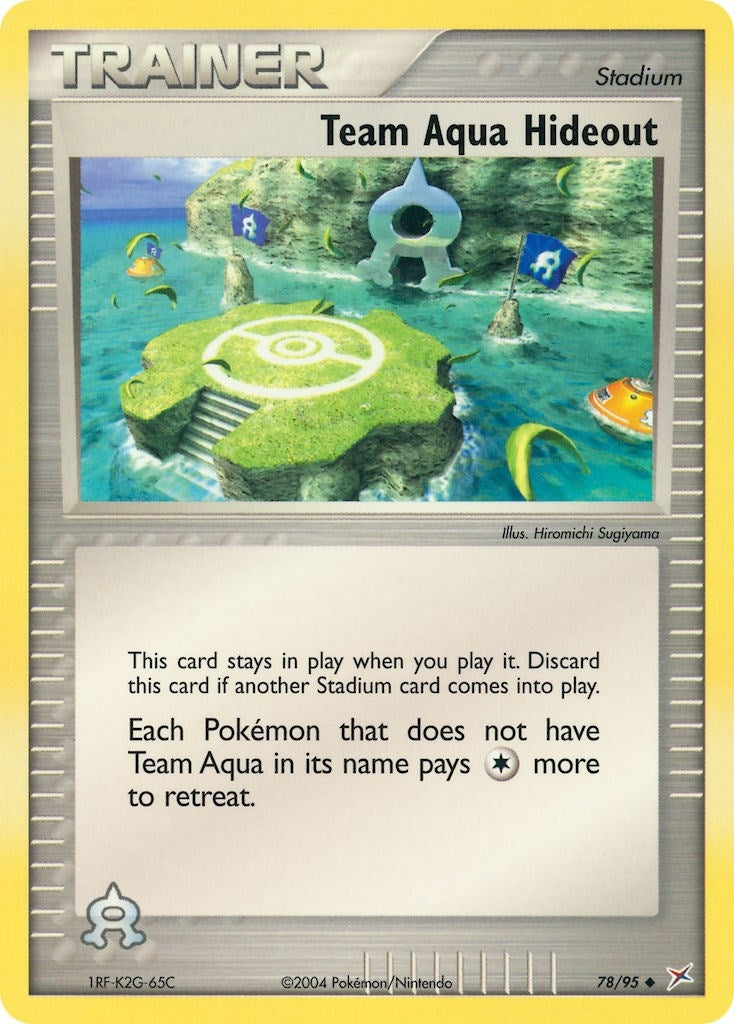 Image for Team Aqua Hideout (78/95) (EX Team Magma vs Team Aqua) (MA) - Pokemon