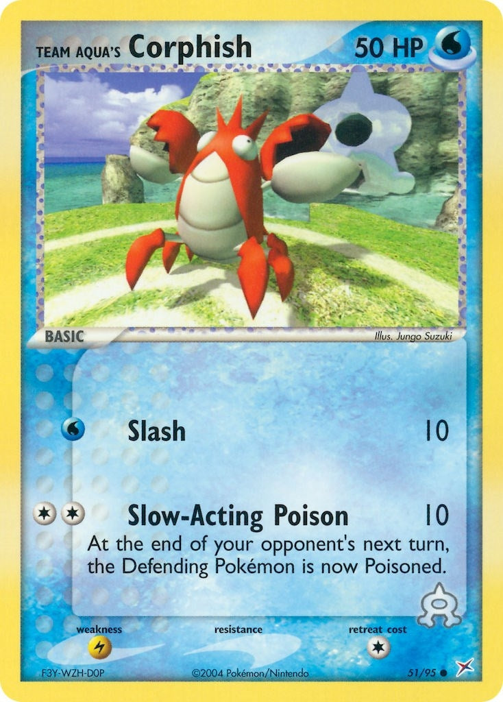 Image for Team Aqua's Corphish (51/95) (EX Team Magma vs Team Aqua) (MA) - Pokemon