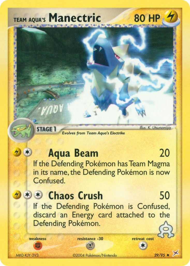 Image for Team Aqua's Manectric (29/95) (EX Team Magma vs Team Aqua) (MA) - Pokemon