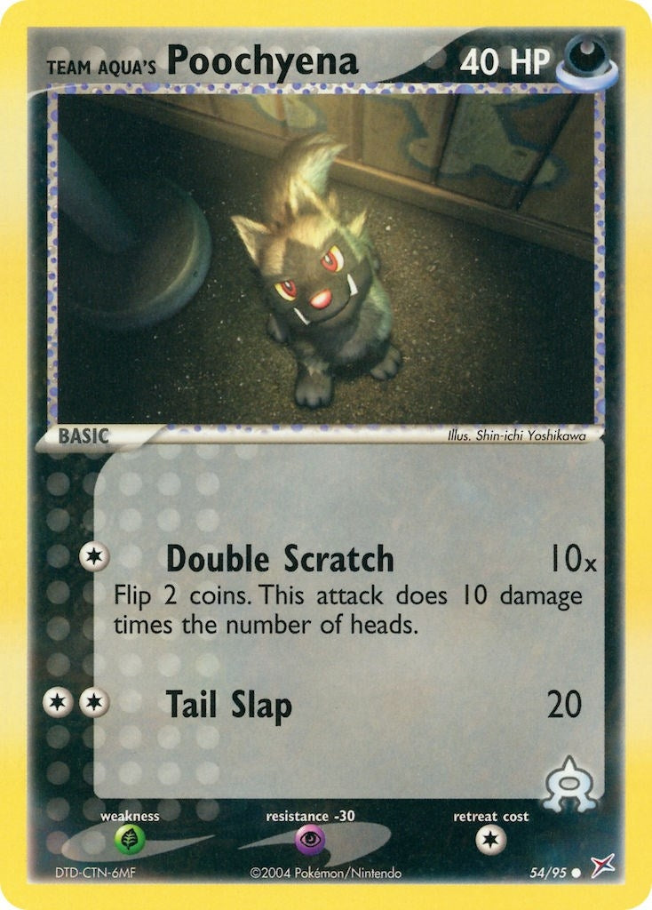 Image for Team Aqua's Poochyena (54/95) (EX Team Magma vs Team Aqua) (MA) - Pokemon