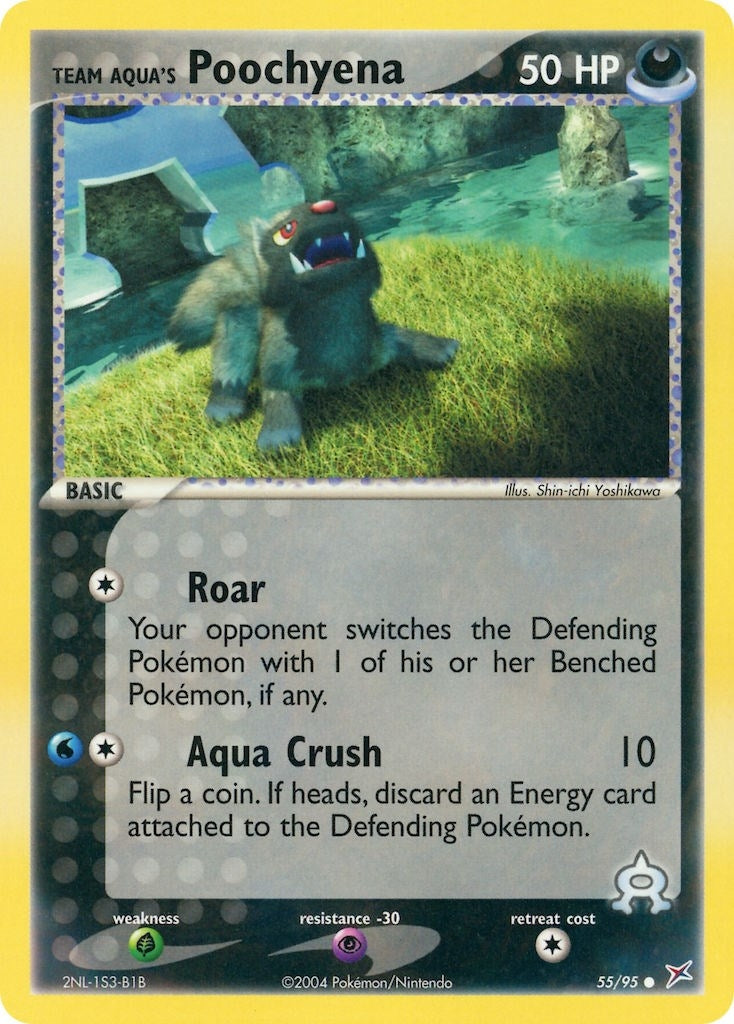 Image for Team Aqua's Poochyena (55/95) (EX Team Magma vs Team Aqua) (MA) - Pokemon