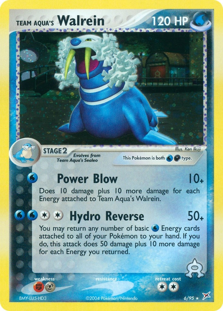 Image for Team Aqua's Walrein (6/95) (EX Team Magma vs Team Aqua) (MA) - Pokemon