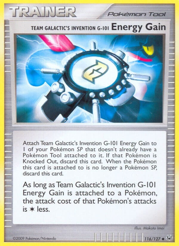 Image for Team Galactic's Invention G-101 Energy Gain (116/127) (Platinum) (PL) - Pokemon