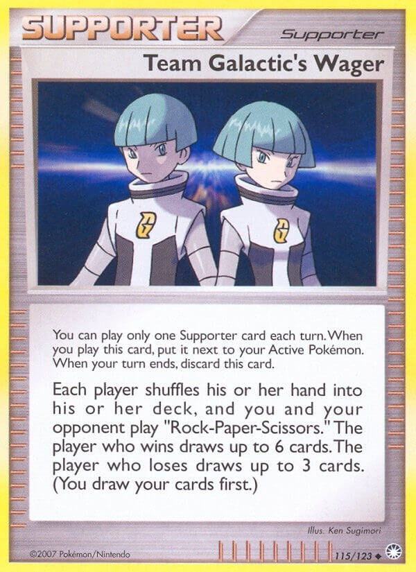 Image for Team Galactic's Wager (115/123) (Mysterious Treasures) (MT) - Pokemon