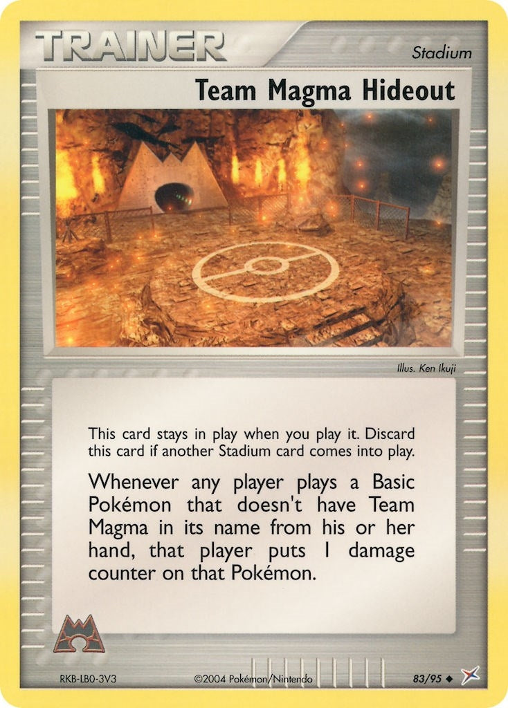 Image for Team Magma Hideout (83/95) (EX Team Magma vs Team Aqua) (MA) - Pokemon