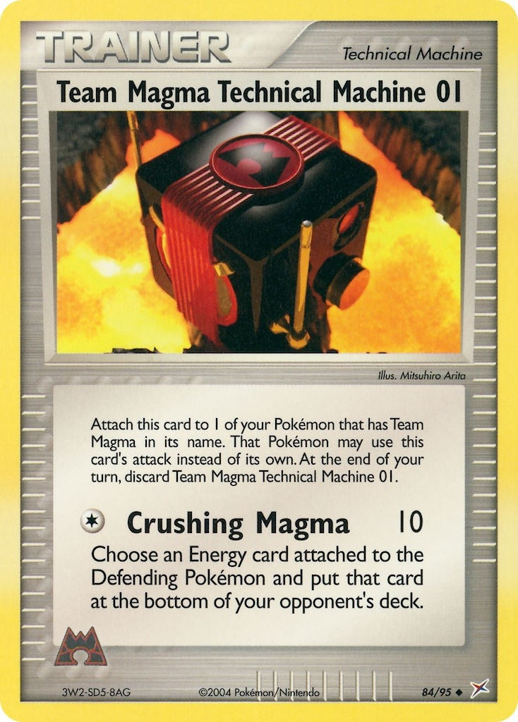Image for Team Magma Technical Machine 01 (84/95) (EX Team Magma vs Team Aqua) (MA) - Pokemon