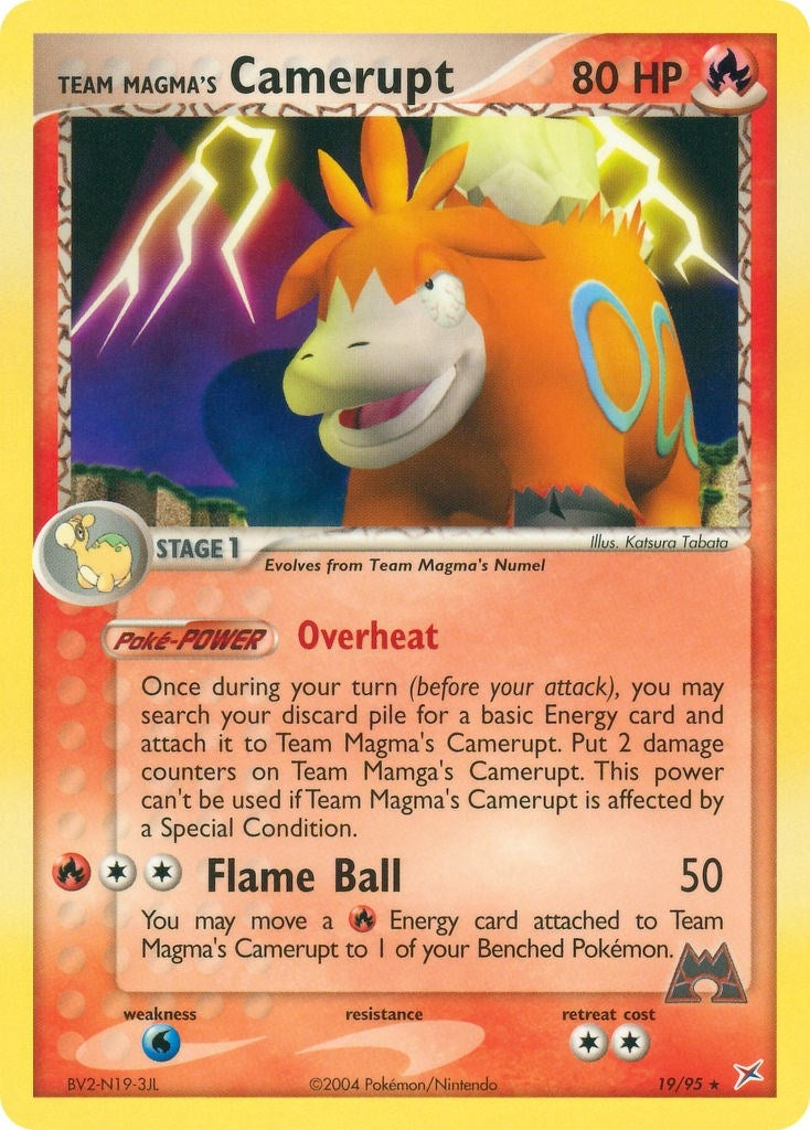Image for Team Magma's Camerupt (19/95) (EX Team Magma vs Team Aqua) (MA) - Pokemon