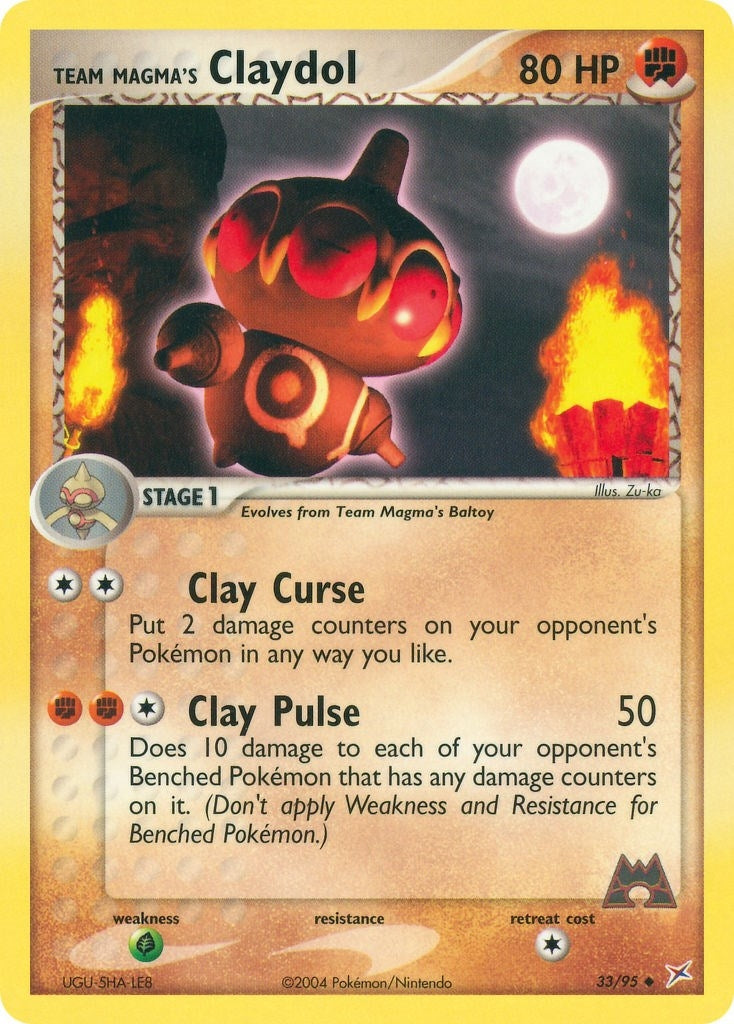 Image for Team Magma's Claydol (33/95) (EX Team Magma vs Team Aqua) (MA) - Pokemon
