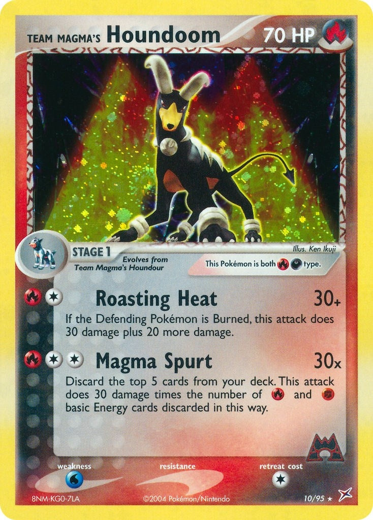 Image for Team Magma's Houndoom (10/95) (EX Team Magma vs Team Aqua) (MA) - Pokemon