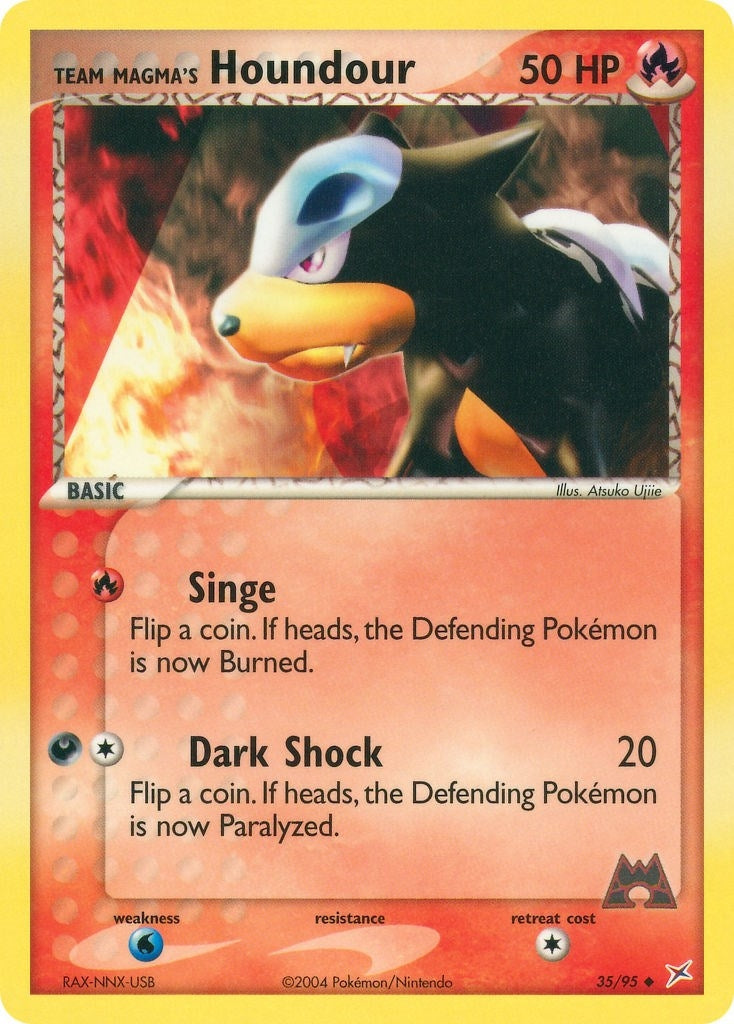 Image for Team Magma's Houndour (35/95) (EX Team Magma vs Team Aqua) (MA) - Pokemon
