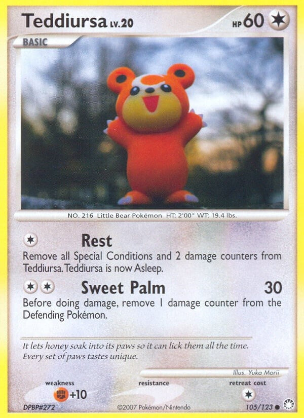 Image for Teddiursa (105/123) (Mysterious Treasures) (MT) - Pokemon