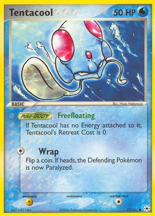 Image for Tentacool (77/101) (EX Hidden Legends) (HL) - Pokemon