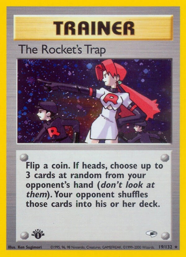 Image for The Rocket's Trap (019/132) (Gym Heroes) (G1) - Pokemon