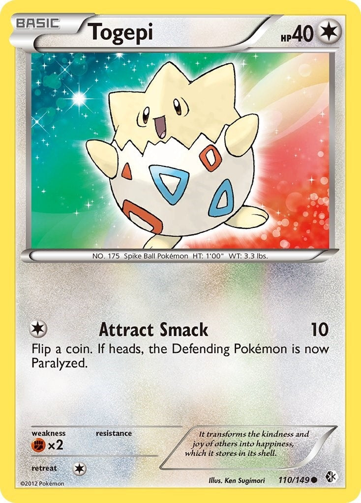 Image for Togepi (110/149) (Boundaries Crossed) (BCR) - Pokemon
